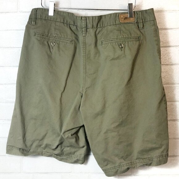 Boston Trader Luxury Vintage Men's Chino Shorts Olive Green Size 38 - Picture 7 of 8